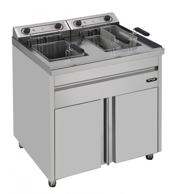 Electrical fryer on furniture   MF20+20TS